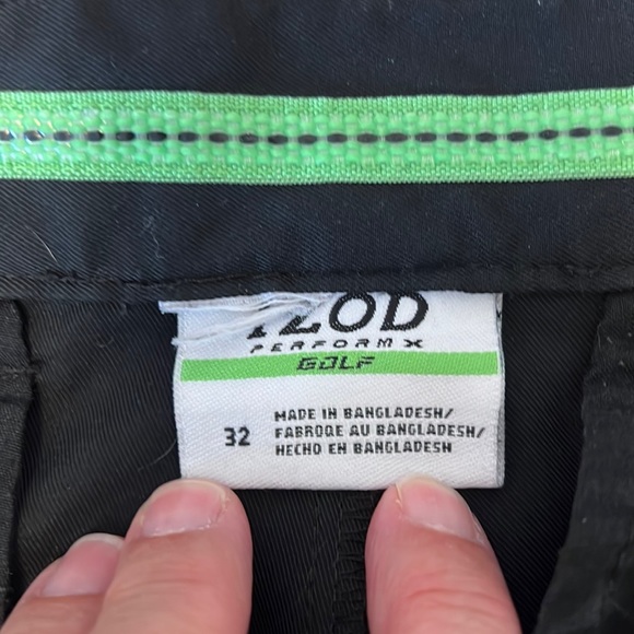 Izod Golf Performance Shorts Black 32 - Picture 5 of 6